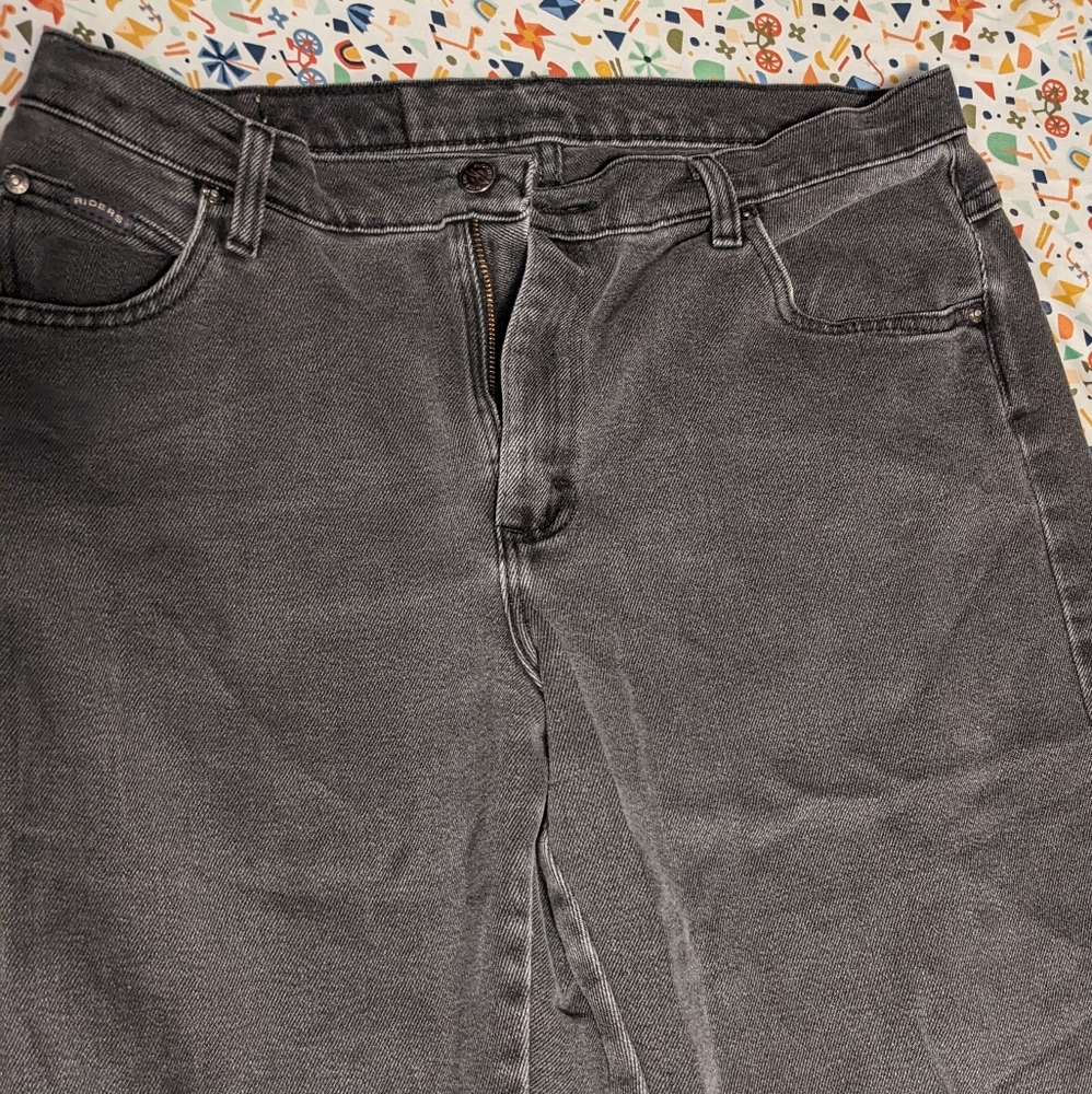 Vintage Riders Black Jeans Relaxed Fit 16L